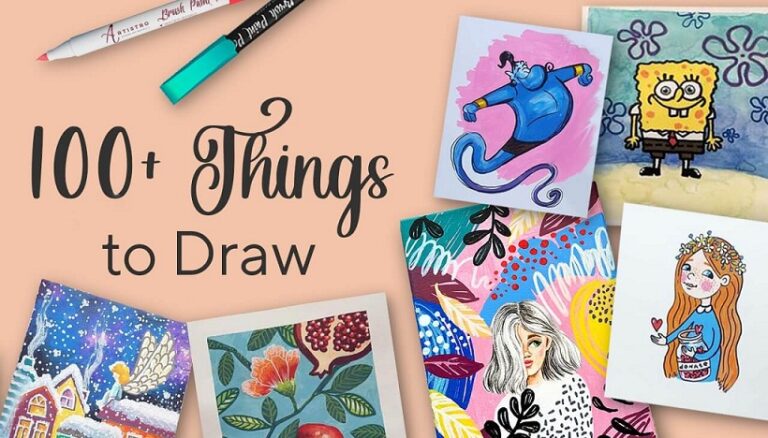 100+ Drawing Ideas That Will Get You Sketching Right Now